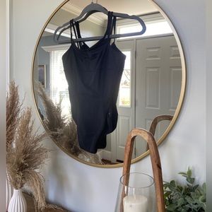 black leotard